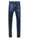 Dsquared2 Slim-fit Distressed Denim Pants In Blue