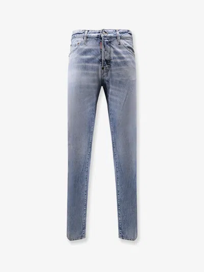 Dsquared2 Men Cool Guy Jeans With Used Effect In Blue