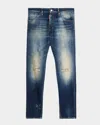 Dsquared2 Men's Cool Guy Slim Faded Denim Jeans In Blue