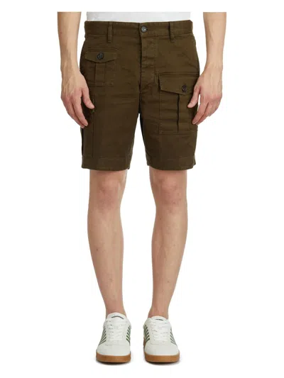 DSQUARED2 MEN'S COTTON CARGO BERMUDA SHORTS