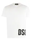 Dsquared2 Men's Cotton Crew-neck T-shirt In White