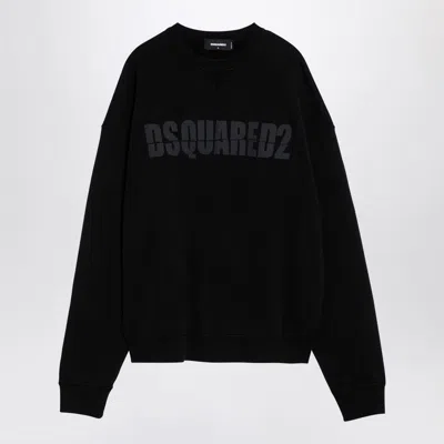 DSQUARED2 MEN'S COTTON CREWNECK SWEATSHIRT WITH LOGO