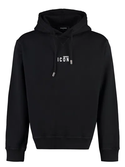 Dsquared2 Sweatshirt In Black-white