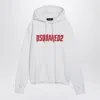 Dsquared2 Logo-printed Hooded Sweatshirt In White
