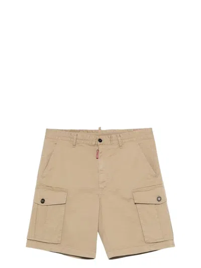 DSQUARED2 MEN'S COTTON SHORTS