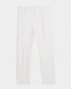 Dsquared2 Men's Cotton-silk Cigarette Pants In White