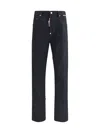 Dsquared2 Dsquared Black Denim Dsquared X Magliano Protesta 642 Jeans In Black