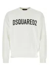 Dsquared2 Ribbed Crew-neck Cotton Sweatshirt With Long Sleeves