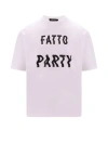 Dsquared2 Men's Cotton Text Printed T Shirt In White