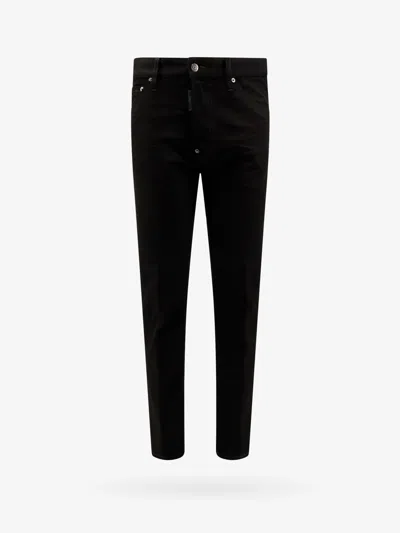 Dsquared2 Men Cotton Trouser With Back Logo Patch