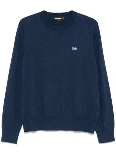 Dsquared2 Men Crew-neck Jumper In Multicolor