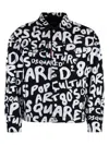 Dsquared2 D2 Pop 80s Printed Denim Jacket In Black