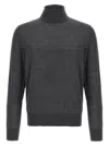 Dsquared2 D2 Turtleneck Sweater In Gray