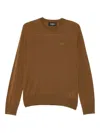 Dsquared2 D2 Logo-embroidered Wool Top