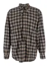 Dsquared2 Capsule Shirt In All-over Check Patterned Cotton In Multi