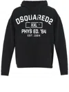 Dsquared2 D2 Xxl Herca Hoodie Black In Black