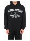 Dsquared2 D2 Xxl Herca Hoodie Black In Black
