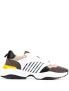 Dsquared2 D24 Matching Color Leisure Sports Shoes In White,anthra