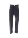 Dsquared2 Dark Blue Regular Jeans In Gray