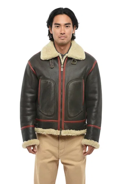 Dsquared2 Men Dark Brown Regular Jacket