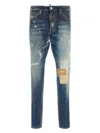 Dsquared2 Cool Guy Patchwork Distressed Jeans