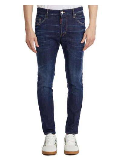 DSQUARED2 MEN'S DENIM SKATER TROUSERS