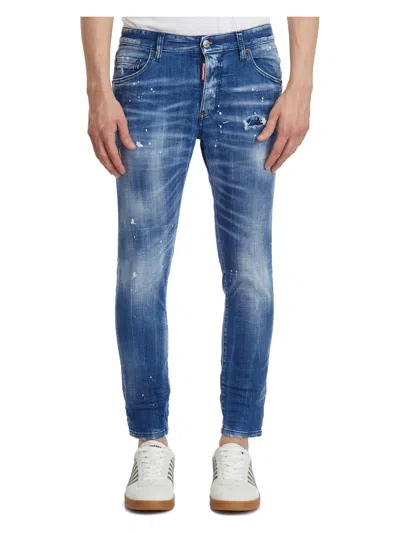 DSQUARED2 MEN'S DENIM SKATER TROUSERS