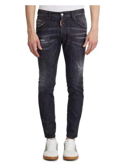 DSQUARED2 MEN'S DENIM SKATER TROUSERS