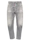 Dsquared2 Grey Denim With Faded Effect In Grey