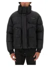 Dsquared2 Dsquared Men Down Jacket With Logo In Black