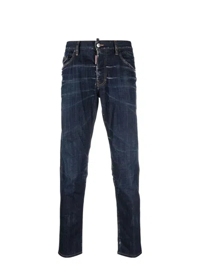 Dsquared2 Men's  Bleach-effect Skinny Jeans