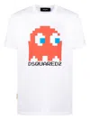 Dsquared2 Cartoon-print Cotton T-shirt In White