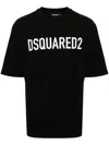Dsquared2 Logo-print Cotton T-shirt In Black