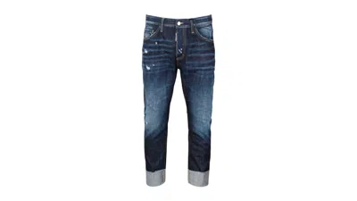 Pre-owned Dsquared2 Men's  Sailor Jean Dark Jeans In Blue