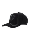 Dsquared2 Ducati X D2 Black Baseball Hat With Logo Embroidery On The Front And Maxi Logo Lettering On The Side In Black