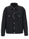 Dsquared2 'ever Jean D2' Jacket In Black