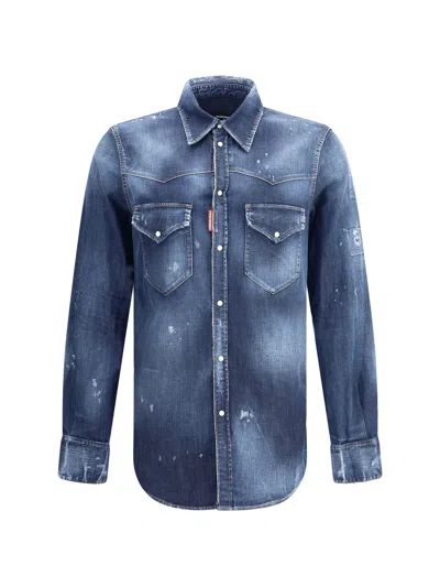 DSQUARED2 DSQUARED2 MEN FASHION WESTERN SHIRT
