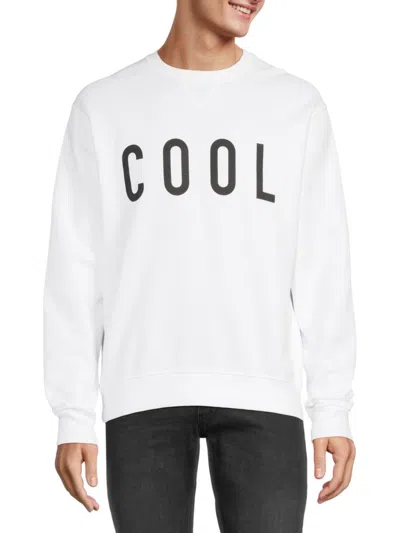 Dsquared2 Men's Felpa Graphic Sweatshirt In White