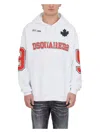 Dsquared2 Sweatshirt Logo With Cappuccio In White