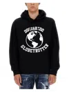 Dsquared2 Dsquared Men Globetrotter Sweatshirt In Black
