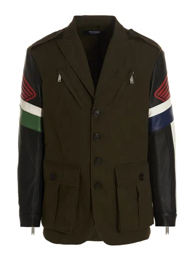 Dsquared2 Green Honda Biker Blazer