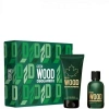 DSQUARED2 DSQUARED2 MEN'S GREEN WOOD GIFT SET FRAGRANCES 8011003879601