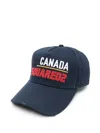 Dsquared2 Logo-print Cap In Blu