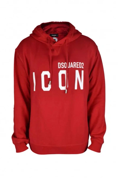 Dsquared2 Men Hoodie In Red
