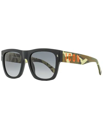 Dsquared2 Men's Icon 0004/s 55mm Sunglasses In Black