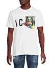 Dsquared2 Men's Icon Character Cotton T-shirt In White