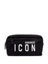 Dsquared2 Men's Icon Leather Minibag In Nero Nero