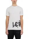 DSQUARED2 MEN'S ICON LOGO COTTON T-SHIRT IN WHITE FOR SS24