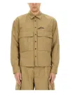 Dsquared2 Dsquared Men "icon Ripstop" Shirt In Brown