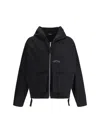 Dsquared2 Men Icon Ripstop Windbreaker Jacket In Black